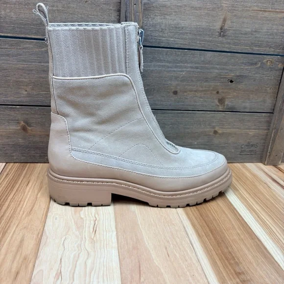 Women's Beige Ankle Boots - Picture 12 of 16